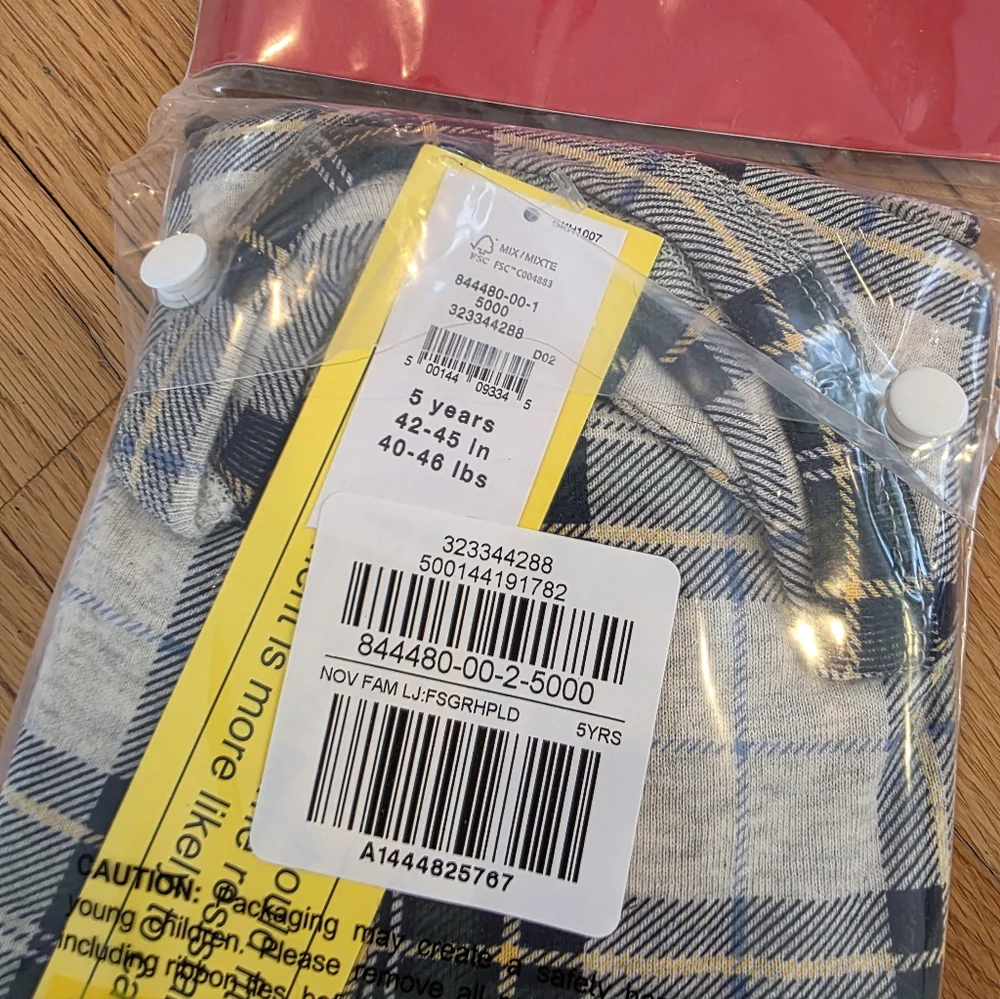 Gap Plaid Pajama Set